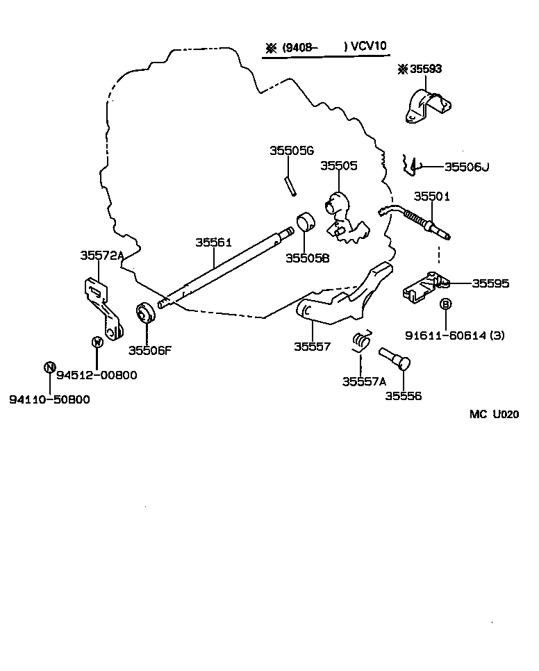  WINDOM |  THROTTLE LINK VALVE LEVER ATM