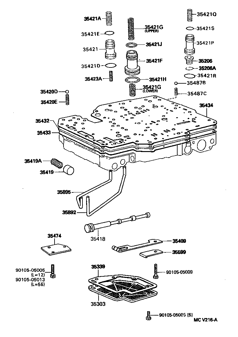  CHASER |  VALVE BODY OIL STRAINER ATM