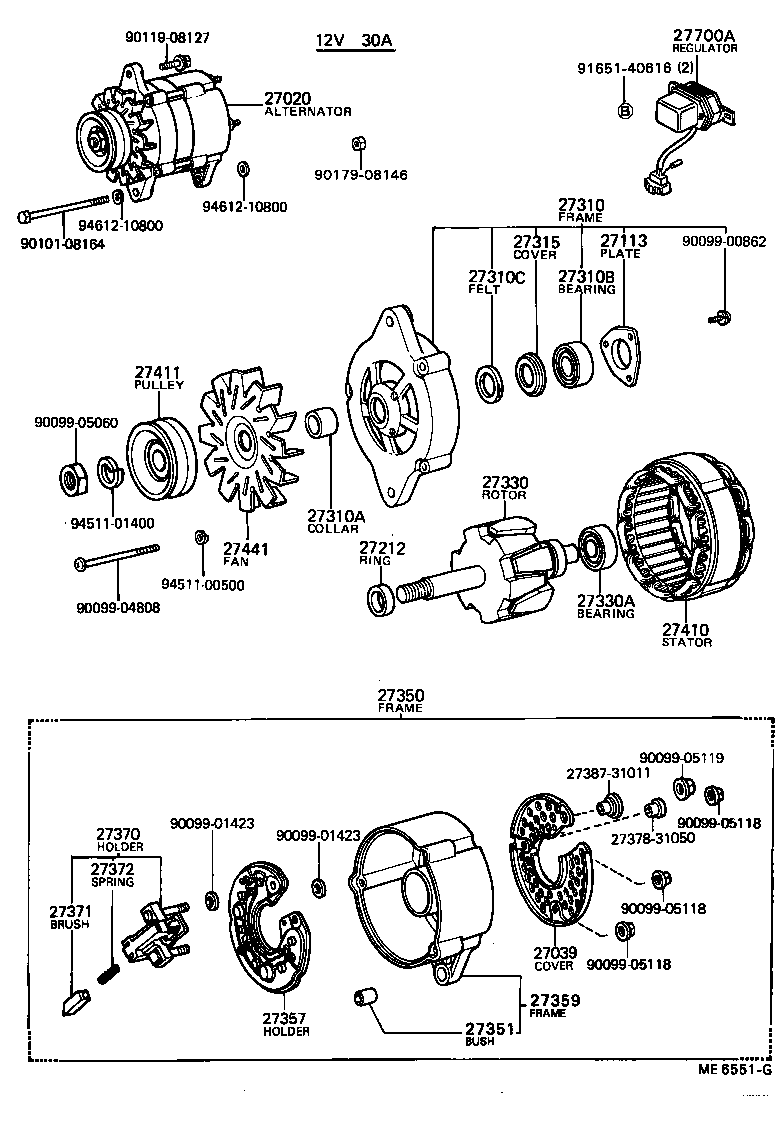  DYNA TOYOACE |  ALTERNATOR