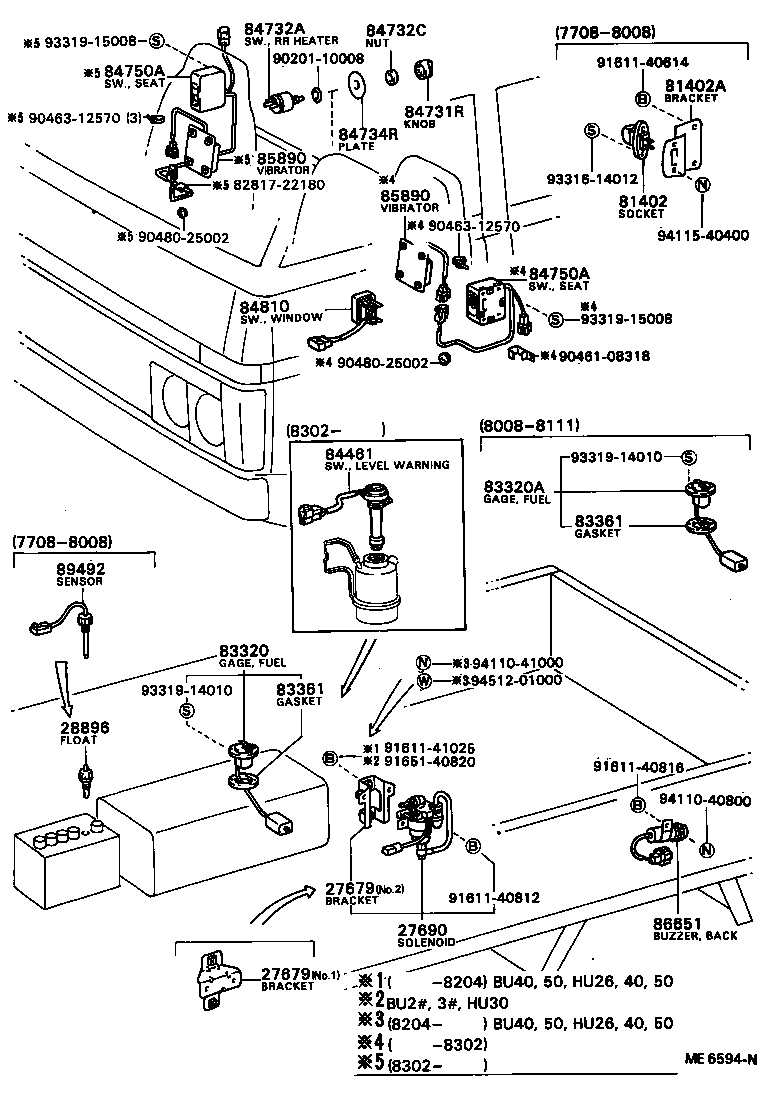  DYNA TOYOACE |  SWITCH RELAY COMPUTER