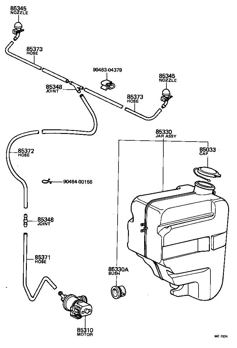  DYNA TOYOACE |  WINDSHIELD WASHER