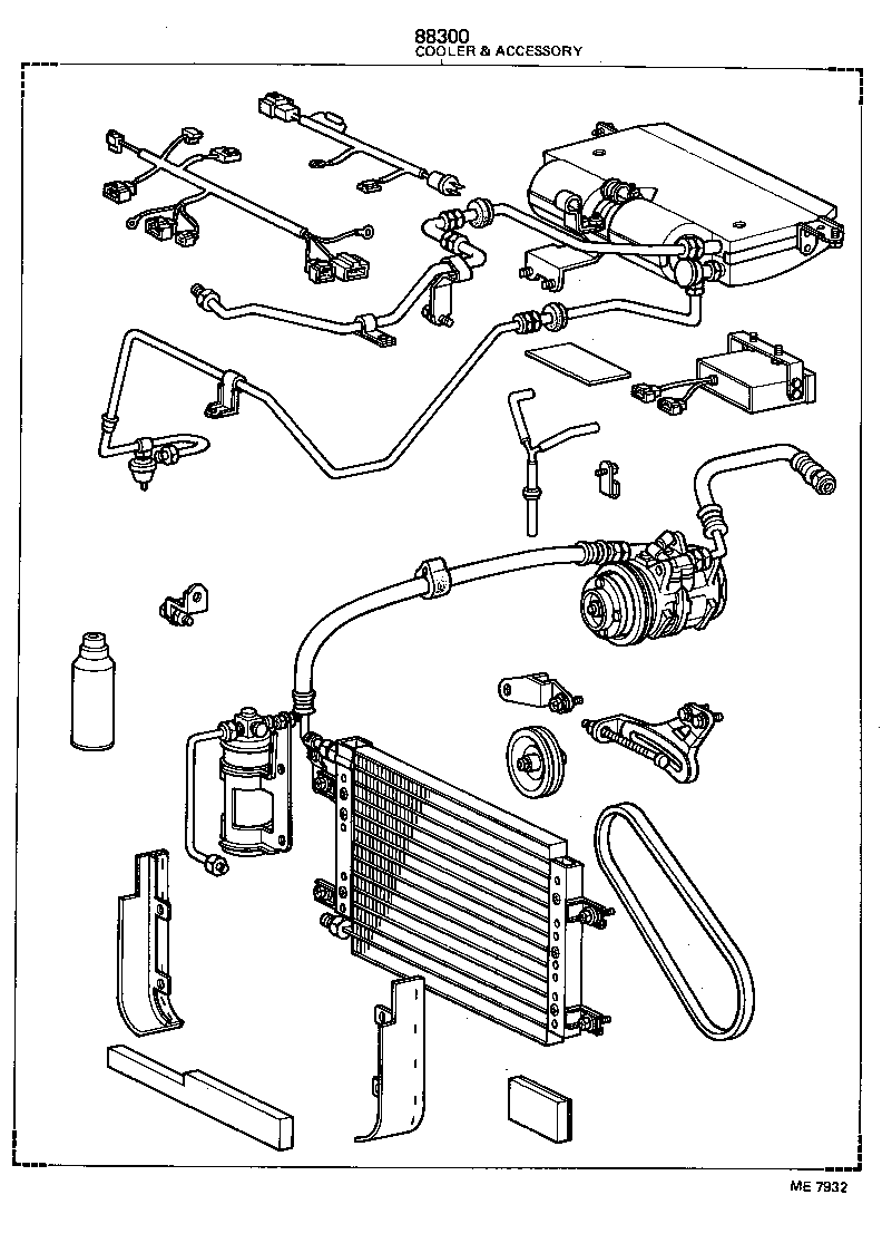  LAND CRUISER 40 |  HEATING AIR CONDITIONING SET