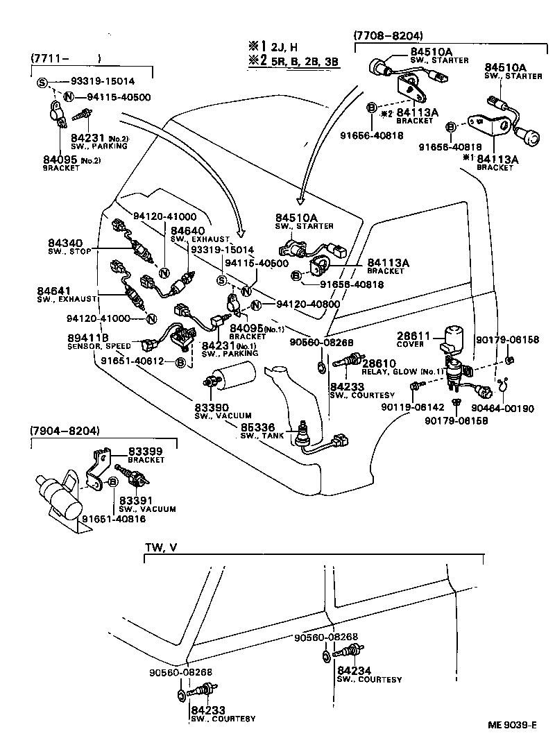  DYNA TOYOACE |  SWITCH RELAY COMPUTER