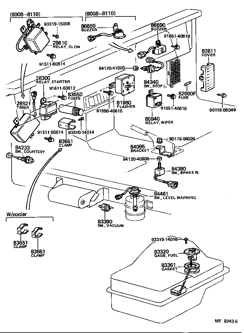  LAND CRUISER 40 |  SWITCH RELAY COMPUTER