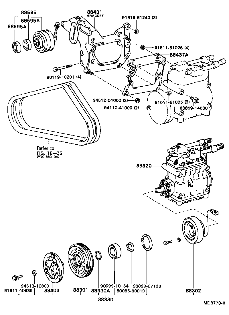  COASTER |  HEATING AIR CONDITIONING COMPRESSOR