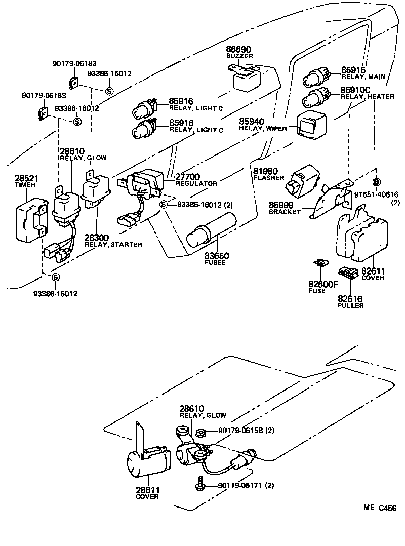  HIACE TRUCK |  SWITCH RELAY COMPUTER