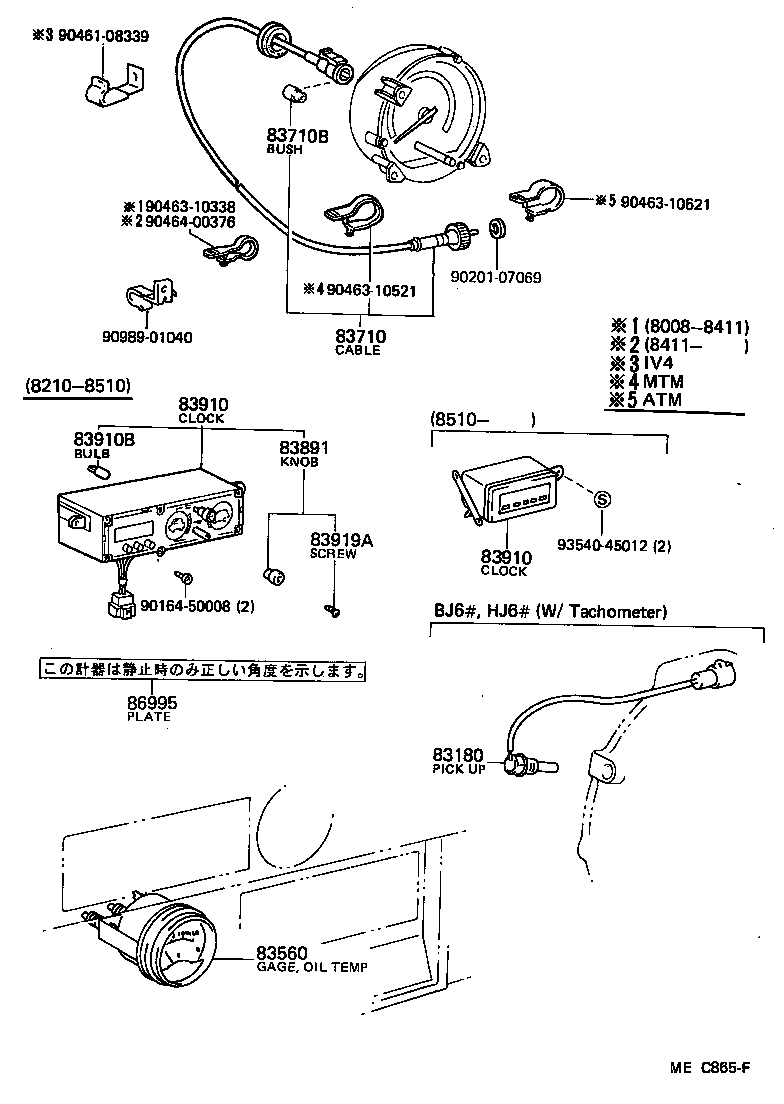  LAND CRUISER VAN |  METER