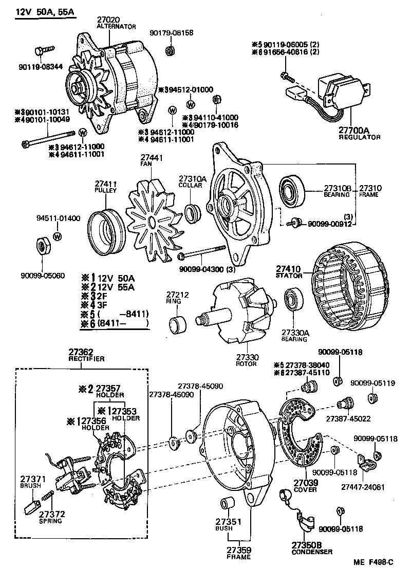  LAND CRUISER VAN |  ALTERNATOR