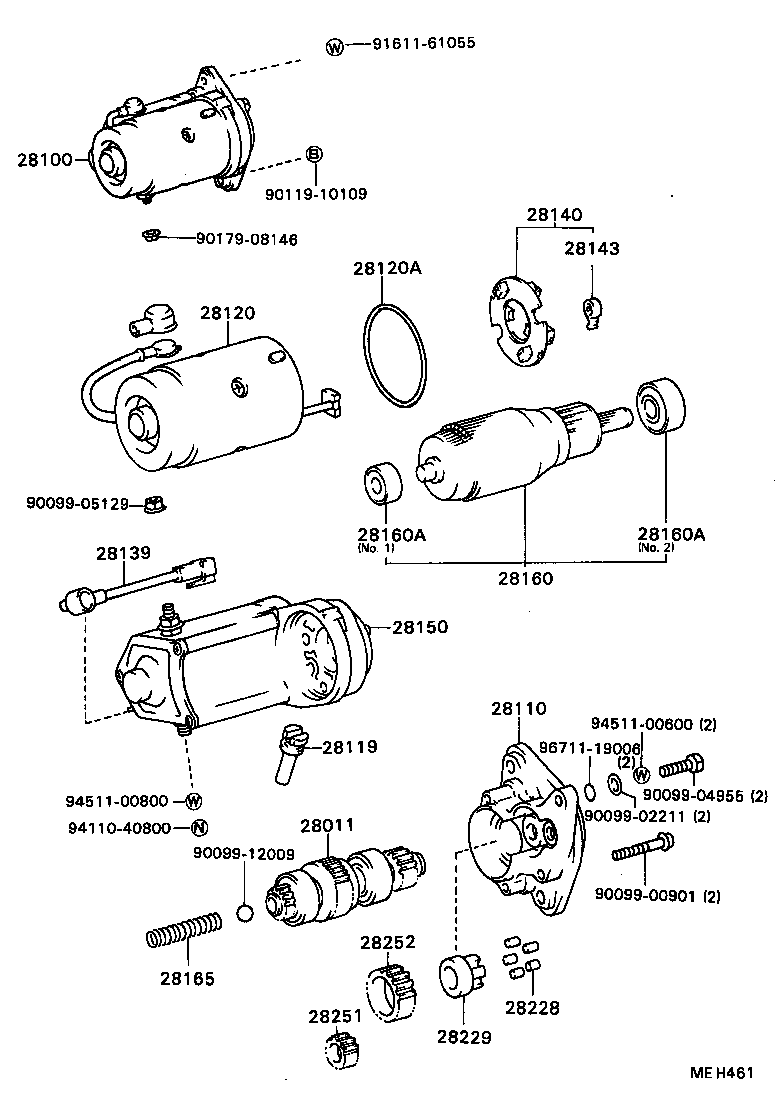  CAMRY VISTA |  STARTER