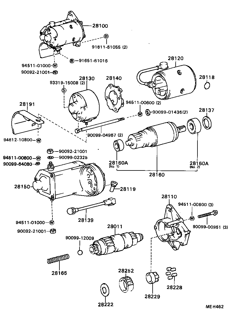  CAMRY VISTA |  STARTER