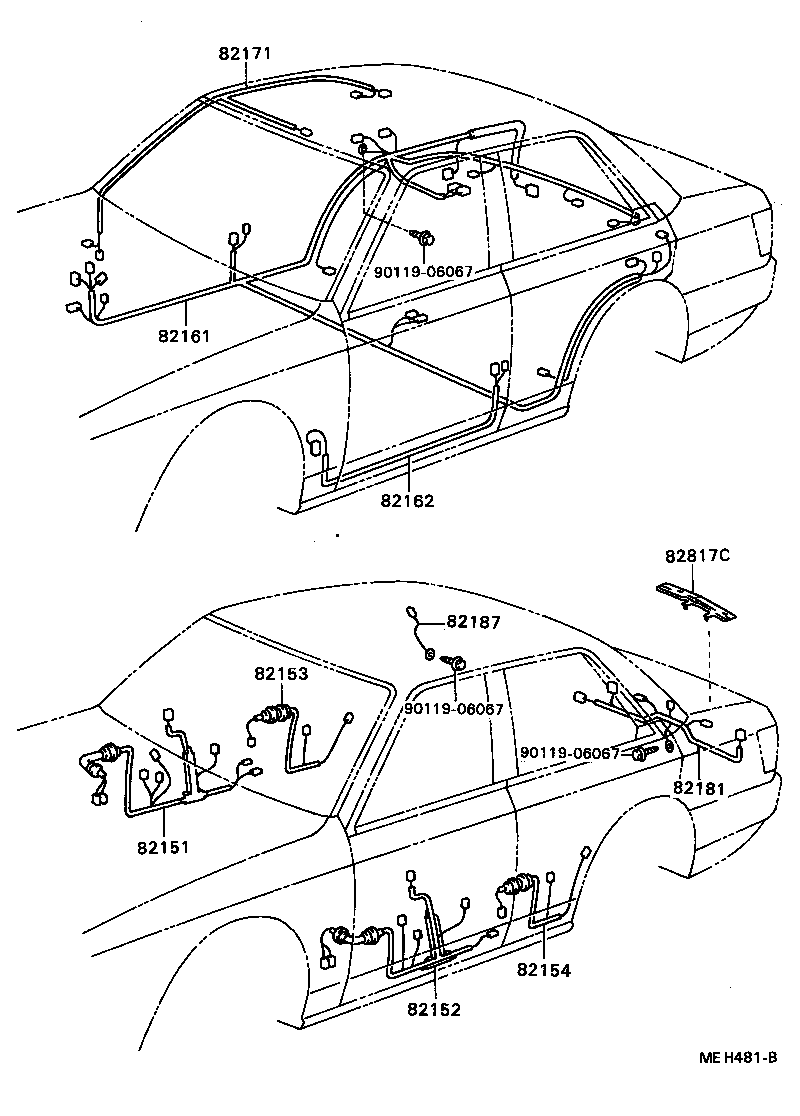  CAMRY VISTA |  WIRING CLAMP