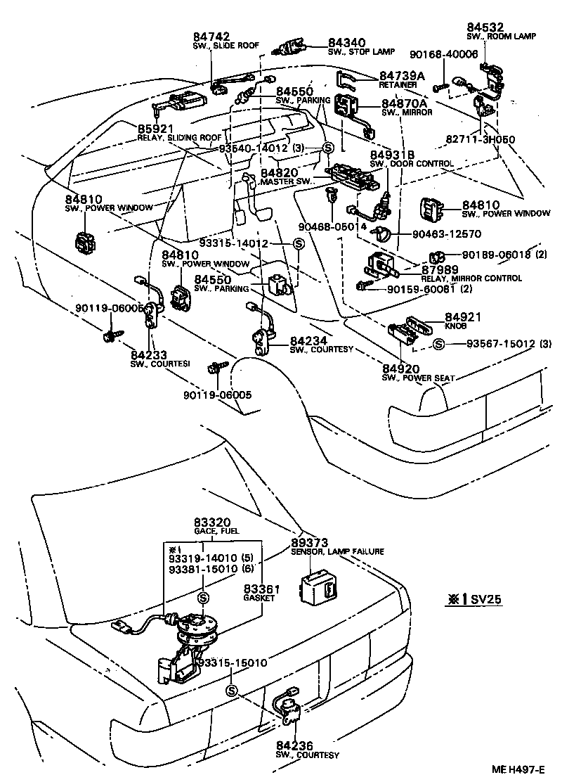  CAMRY VISTA |  SWITCH RELAY COMPUTER