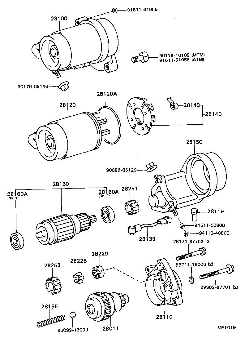  CAMRY VISTA |  STARTER