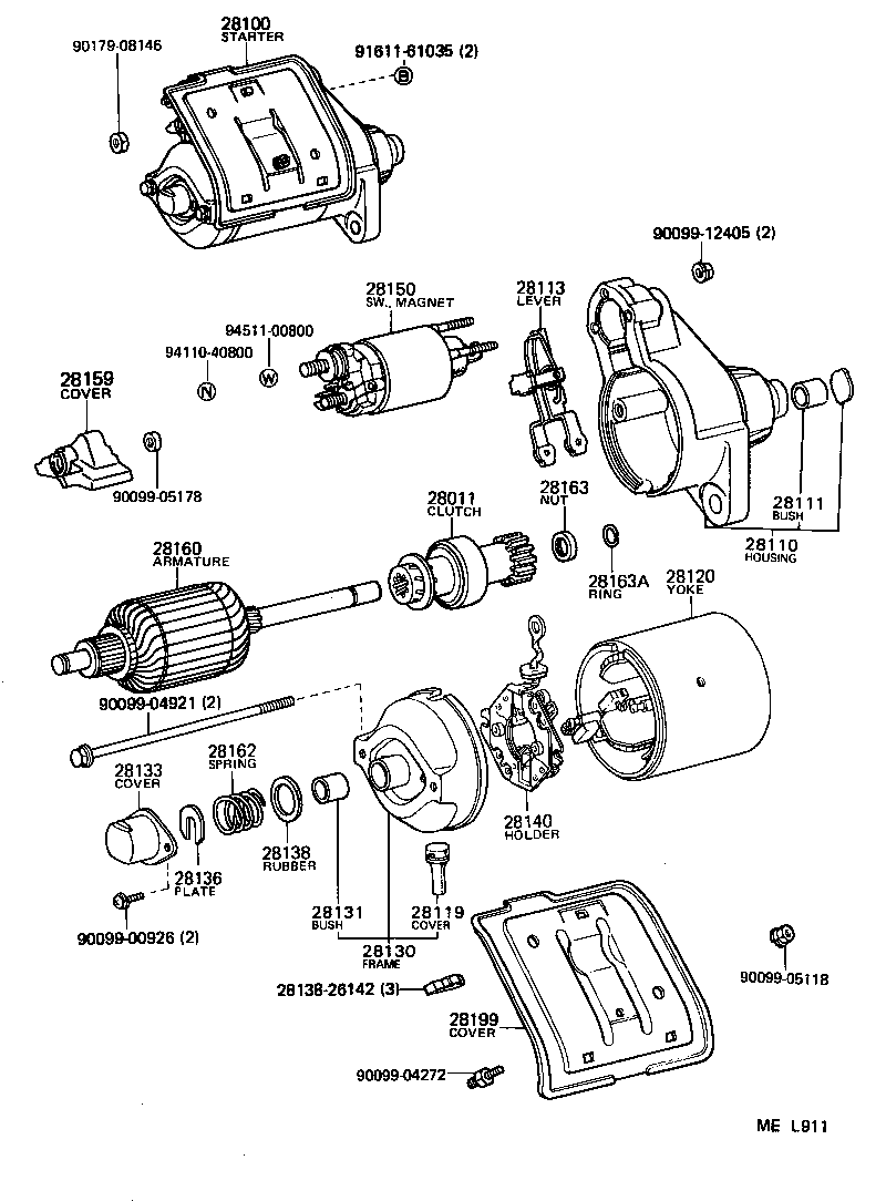  LITEACE VAN WAGON |  STARTER