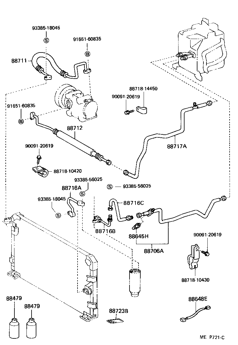  STARLET |  HEATING AIR CONDITIONING COOLER PIPING