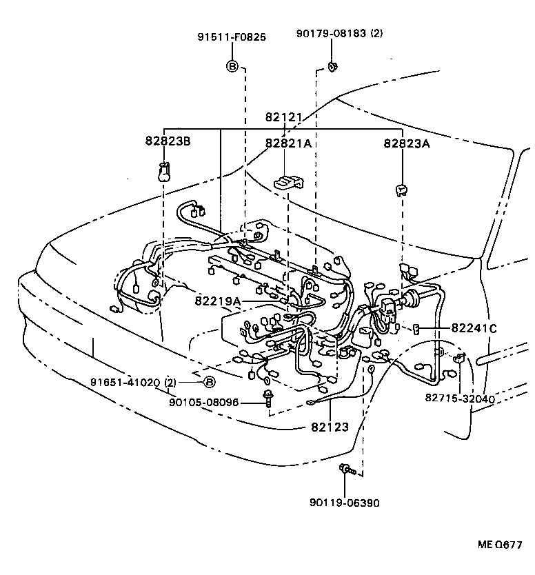  CAMRY VISTA |  WIRING CLAMP