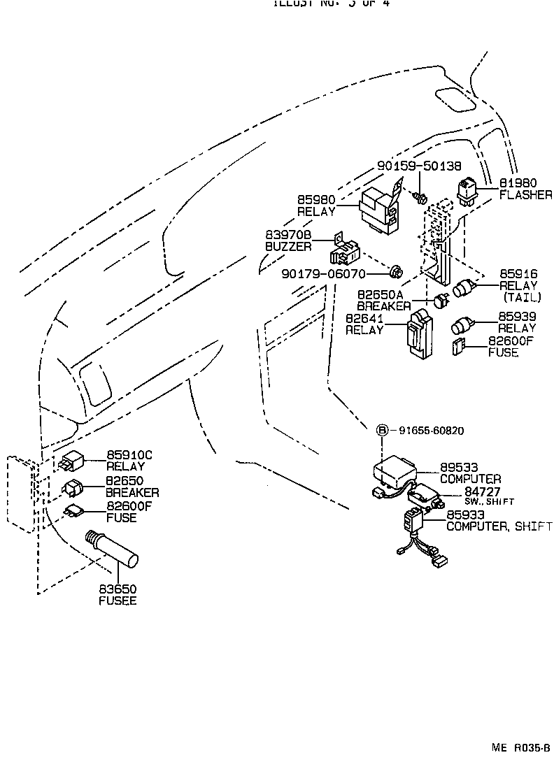  SPRINTER CARIB |  SWITCH RELAY COMPUTER