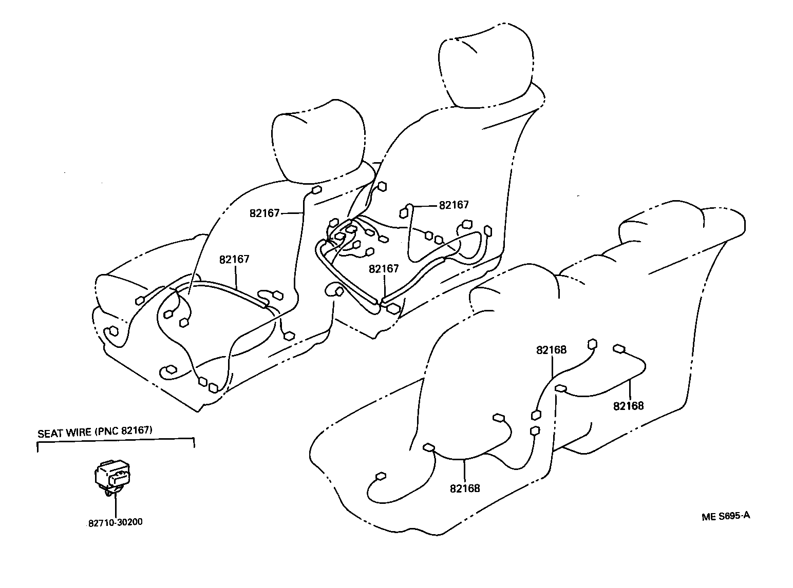  CROWN CROWN MAJESTA |  WIRING CLAMP