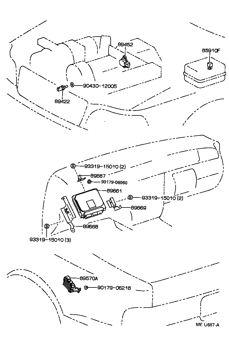  CROWN CROWN MAJESTA |  ELECTRONIC FUEL INJECTION SYSTEM