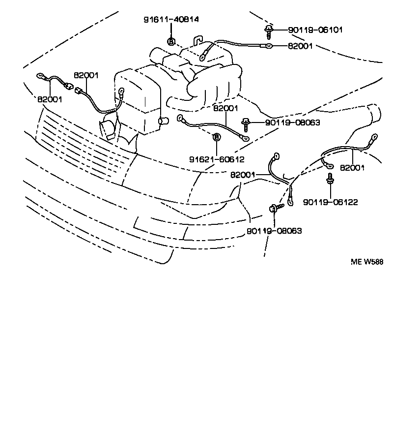  CROWN CROWN MAJESTA |  WIRING CLAMP