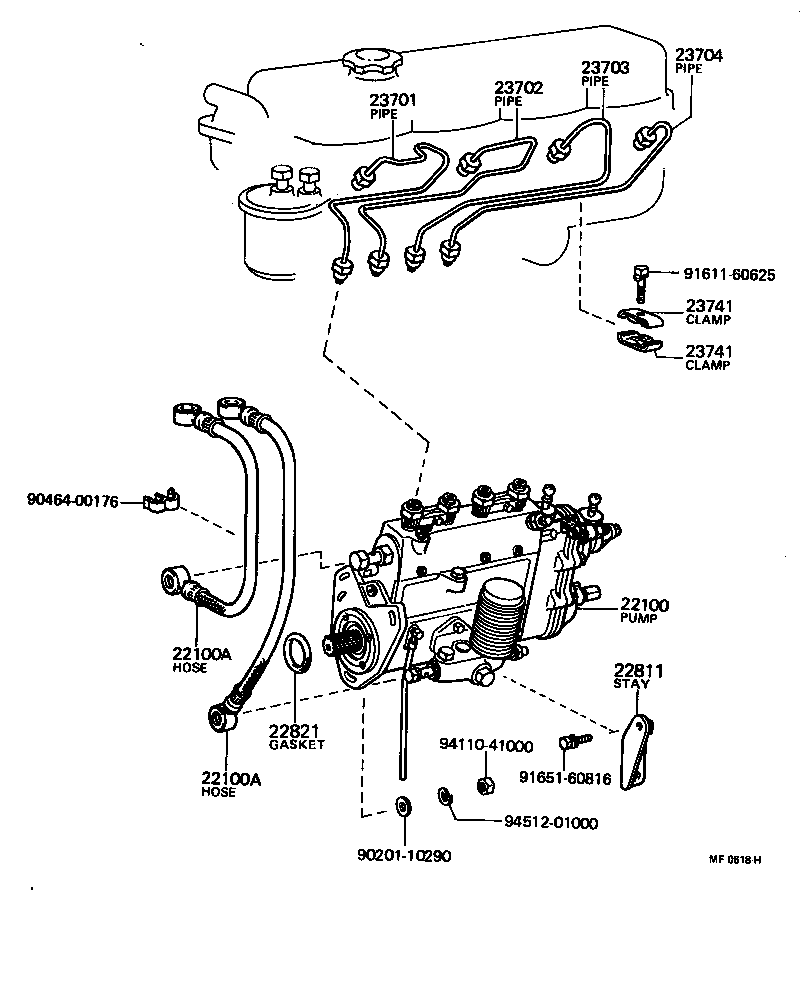  LAND CRUISER 40 50 |  INJECTION PUMP ASSEMBLY