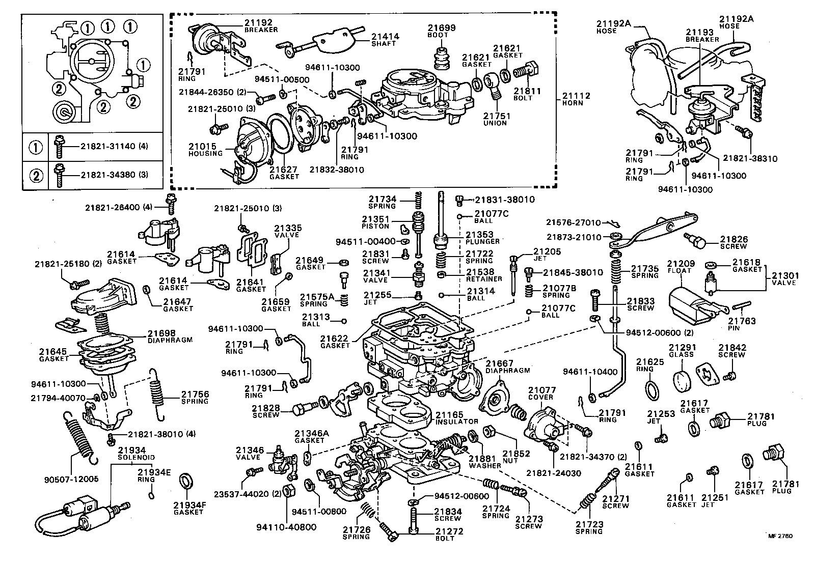  HILUX |  CARBURETOR