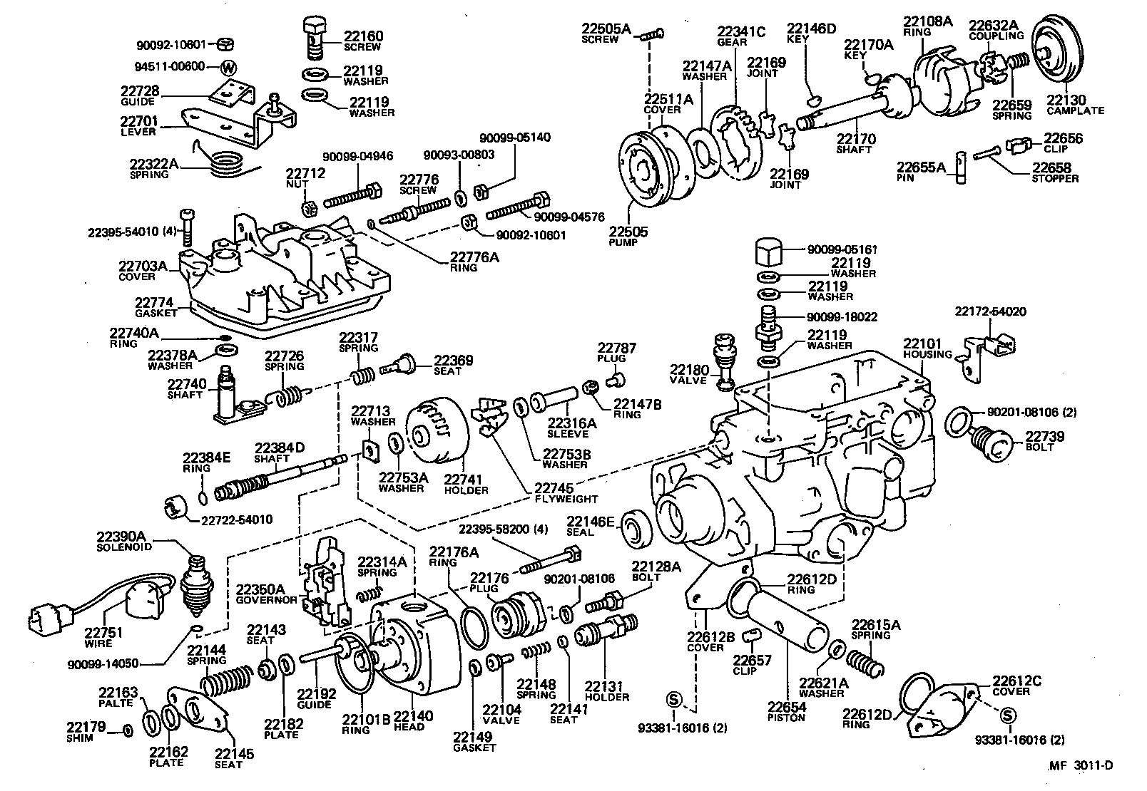  HIACE TRUCK |  INJECTION PUMP BODY