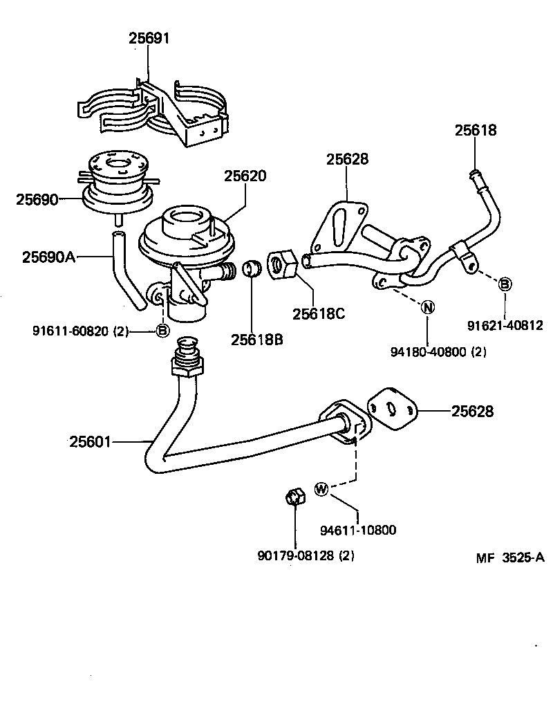  LAND CRUISER VAN |  EXHAUST GAS RECIRCULATION SYSTEM