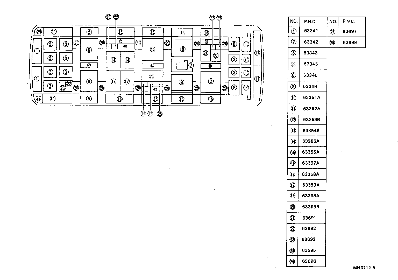  COASTER |  ROOF HEADLINING SILENCER PAD