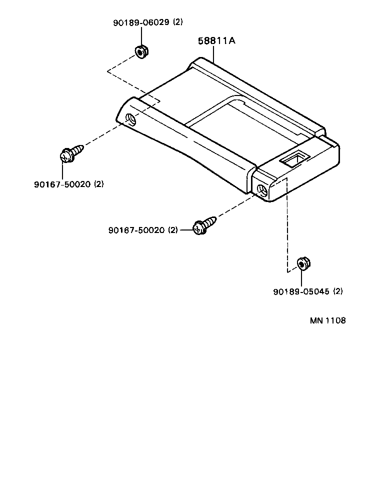  HILUX |  CONSOLE BOX BRACKET