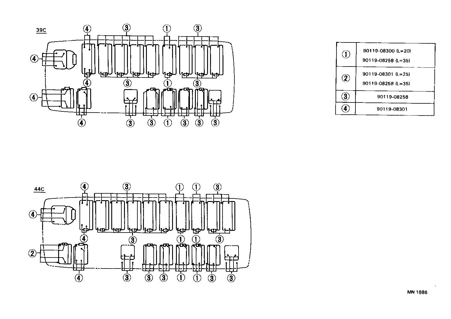  COASTER |  SEAT SEAT TRACK