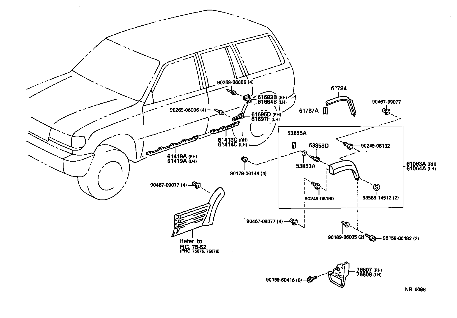  LAND CRUISER VAN |  SIDE MEMBER