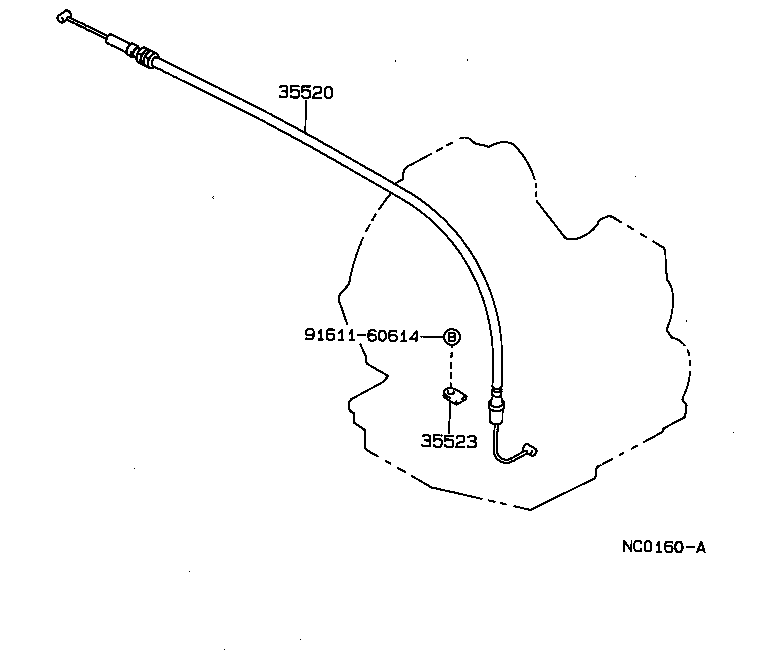  COROLLA |  THROTTLE LINK VALVE LEVER ATM