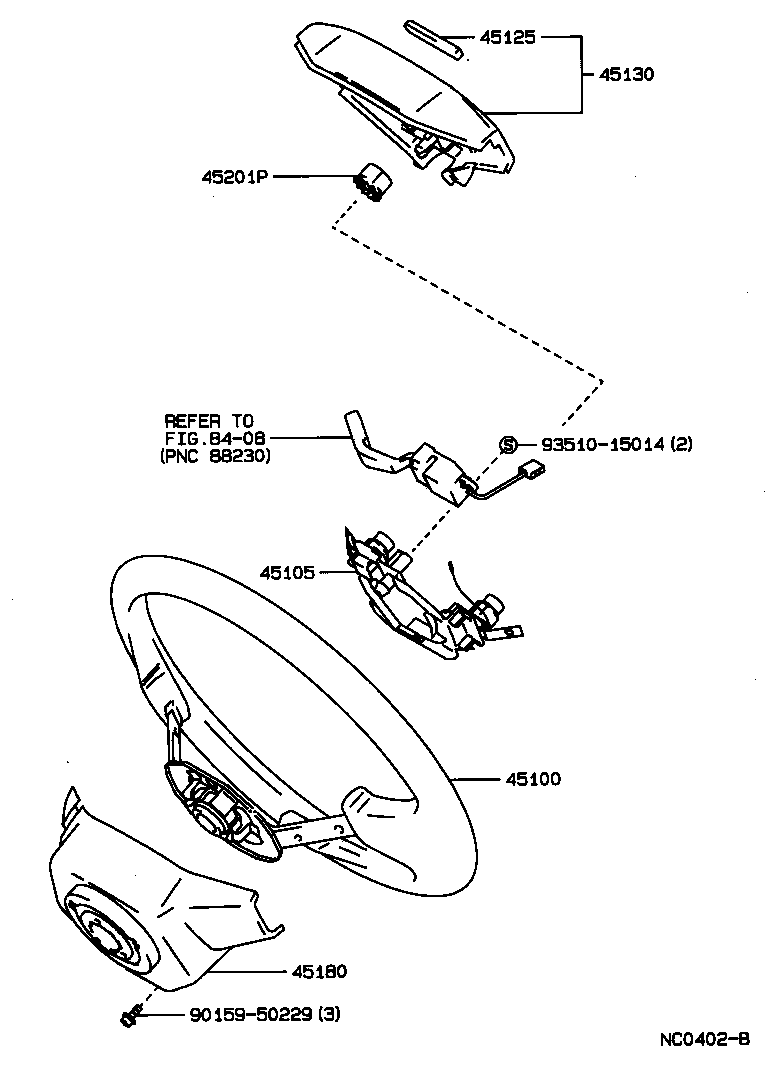  CARINA FF |  STEERING WHEEL