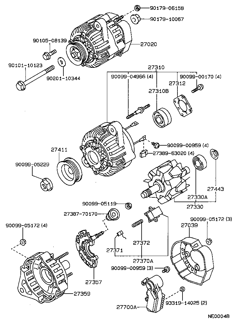  SPRINTER TRUENO |  ALTERNATOR