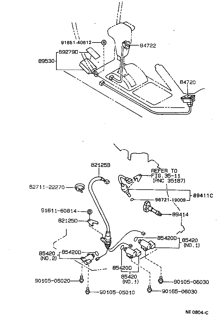  CARINA FF |  OVERDRIVE ELECTRONIC CONTROLLED TRANSMISSION
