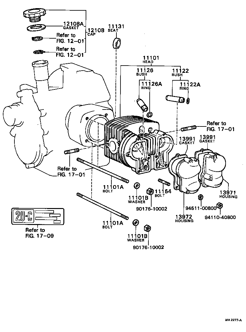  PUBLICA |  CYLINDER HEAD