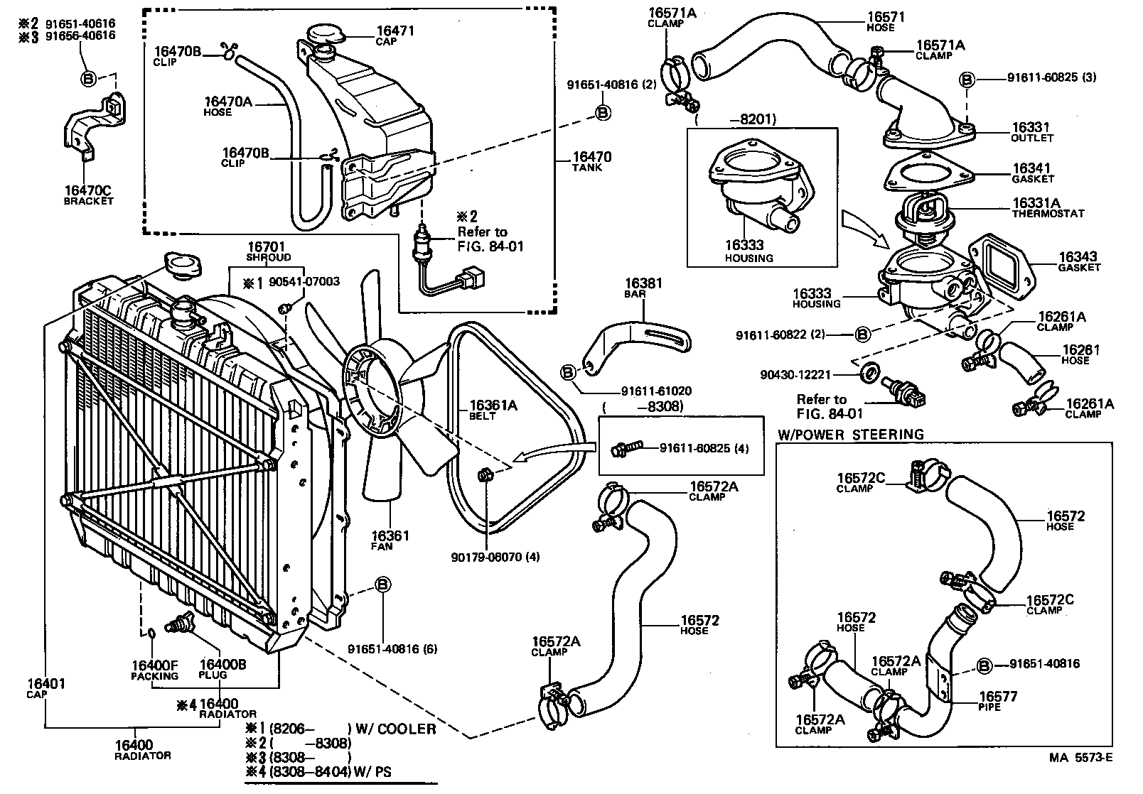  TOYOACE |  RADIATOR WATER OUTLET