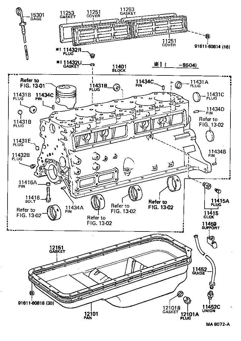  LAND CRUISER VAN |  CYLINDER BLOCK