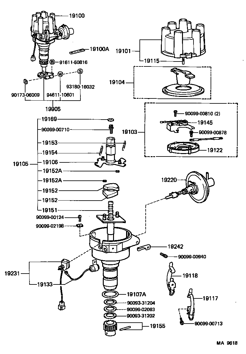  LAND CRUISER VAN |  DISTRIBUTOR