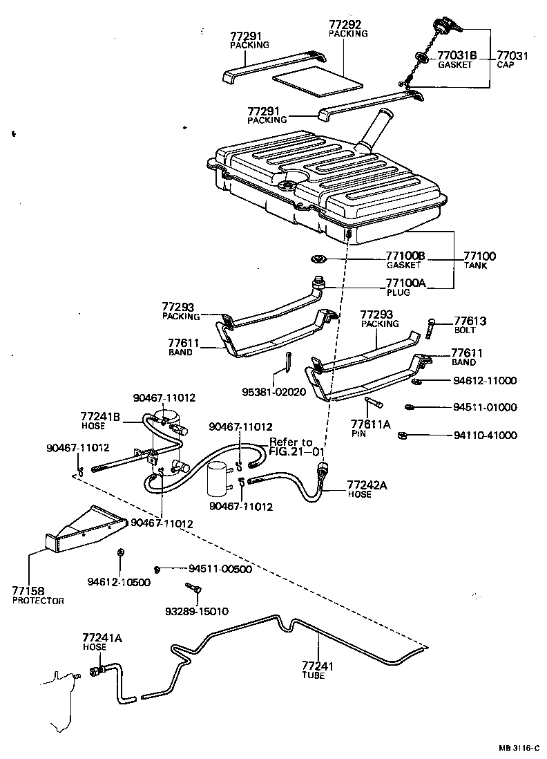  CENTURY |  FUEL TANK TUBE