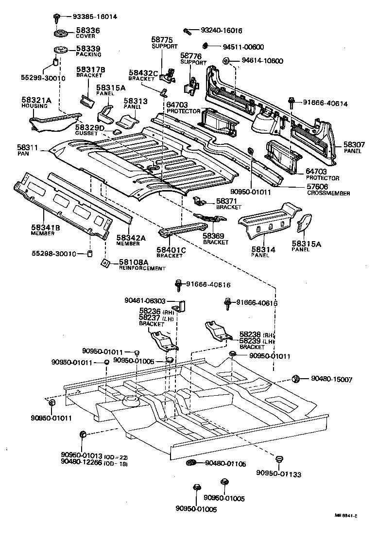  CENTURY |  FLOOR PAN LOWER BACK PANEL