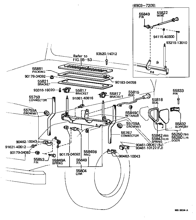  LAND CRUISER VAN |  FRONT VENTILATOR