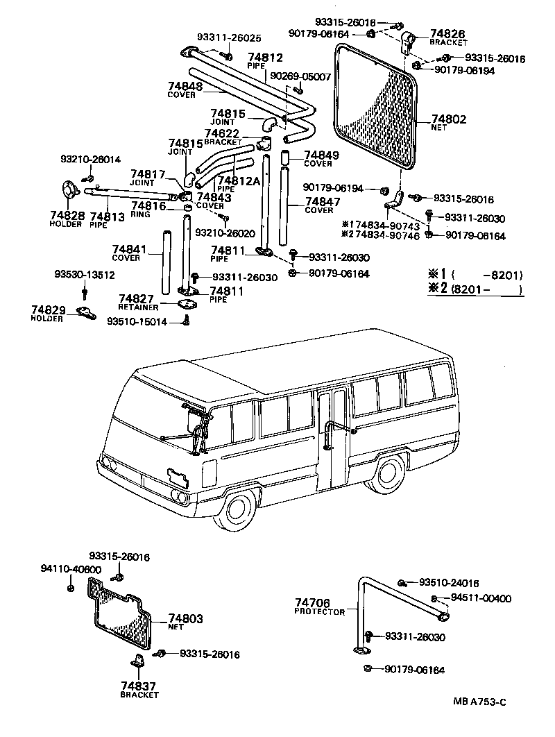  COASTER |  PROTECTOR PIPE ROLL BAR HANDRAIL