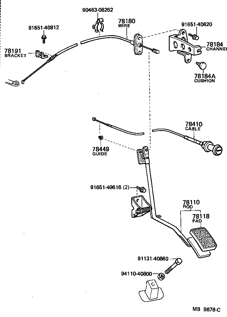  LAND CRUISER VAN |  ACCELERATOR LINK