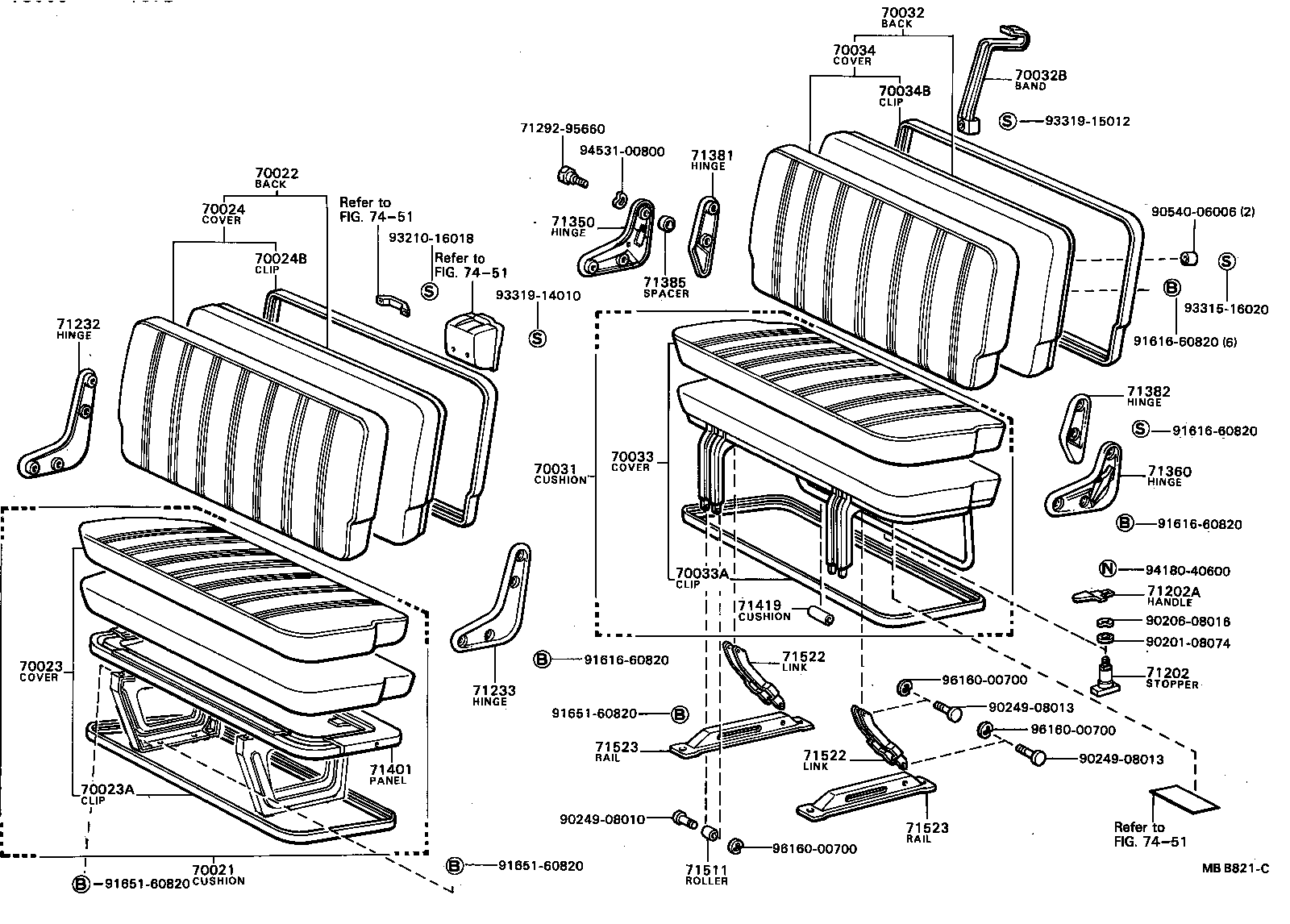  DYNA |  SEAT SEAT TRACK