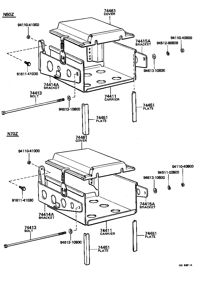  TOYOACE |  BATTERY CARRIER