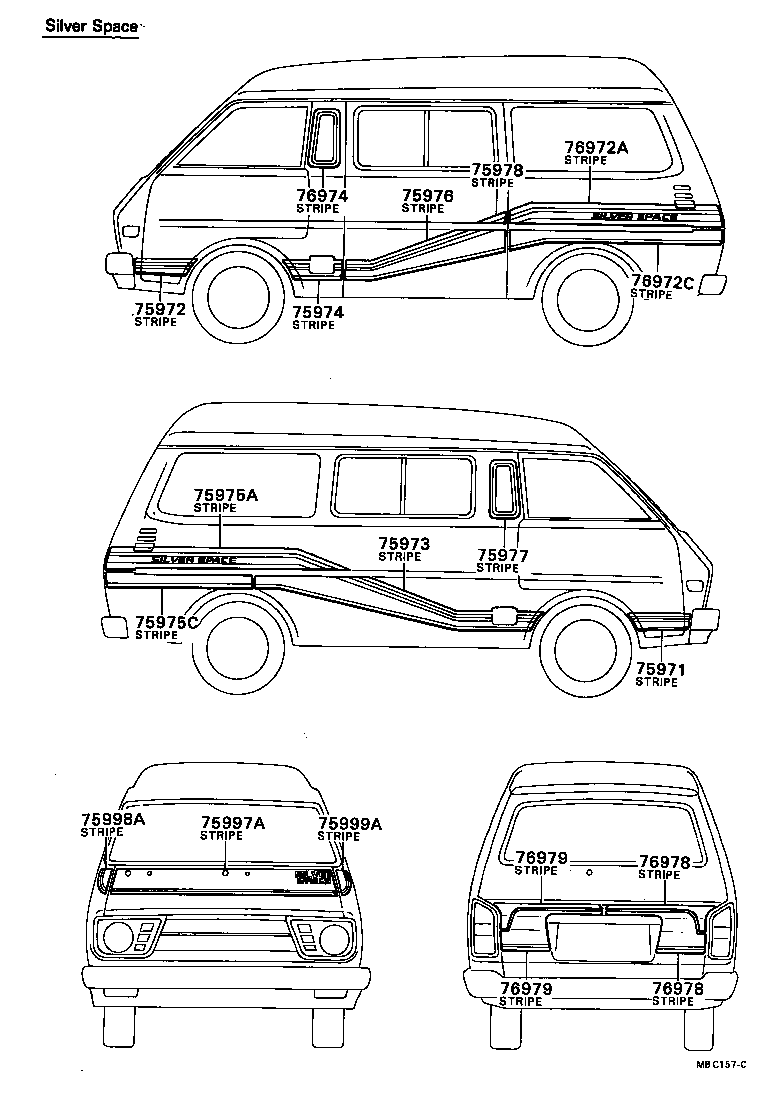  TOWN MASTERACE V WG |  BODY STRIPE