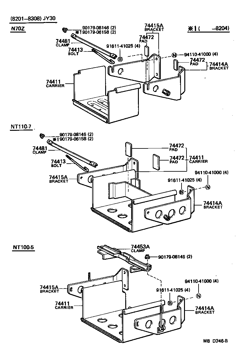  TOYOACE |  BATTERY CARRIER