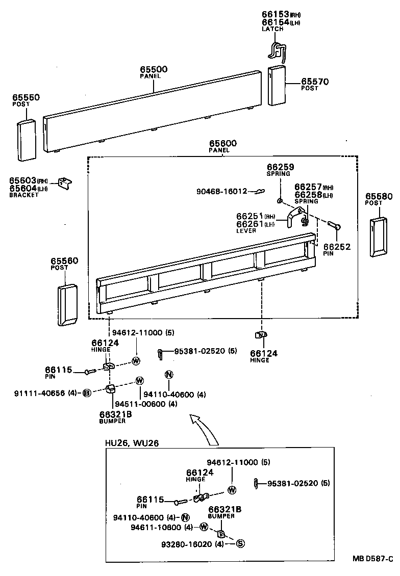  DYNA TOYOACE |  REAR BODY SIDE PANEL